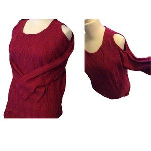 Cold Shoulder Sweater Plus Size 2X Westbound Woman